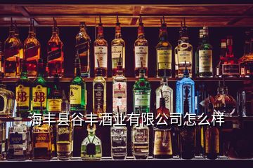 海丰县谷丰酒业有限公司怎么样