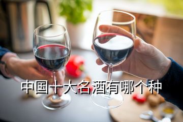 中国十大名酒有哪个种