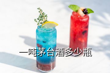 一吨茅台酒多少瓶