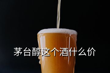 茅台醇这个酒什么价