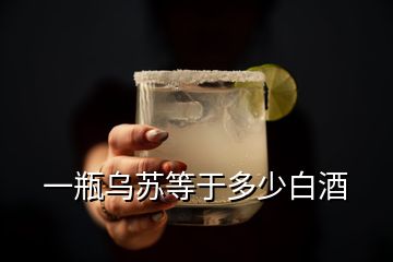 一瓶乌苏等于多少白酒