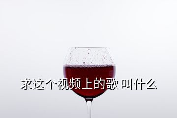 求这个视频上的歌 叫什么