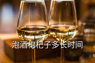 泡酒枸杞子多长时间