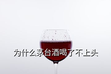 为什么茅台酒喝了不上头