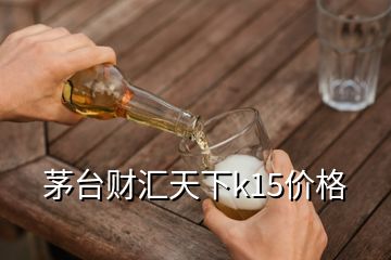 茅台财汇天下k15价格