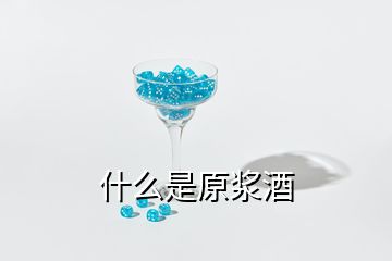 什么是原浆酒