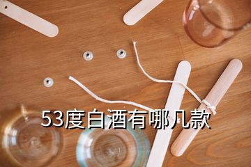 53度白酒有哪几款