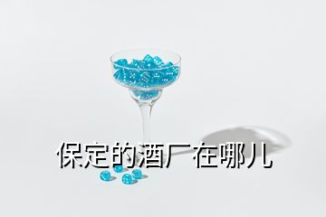 保定的酒厂在哪儿