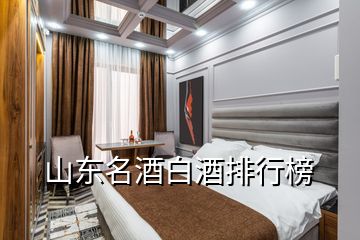 山东名酒白酒排行榜