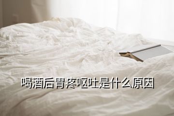 喝酒后胃疼呕吐是什么原因