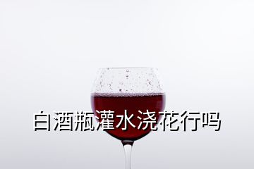 白酒瓶灌水浇花行吗