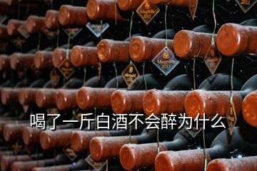 喝了一斤白酒不会醉为什么