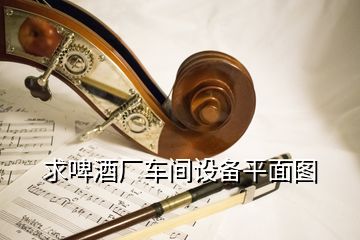 求啤酒厂车间设备平面图