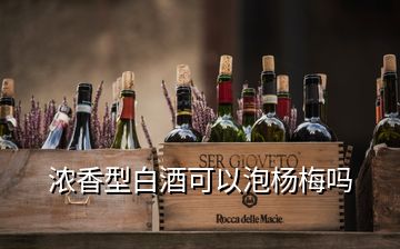 浓香型白酒可以泡杨梅吗