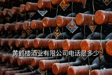 黄鹤楼酒业有限公司电话是多少