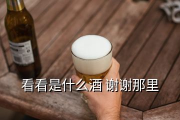 看看是什么酒 谢谢那里