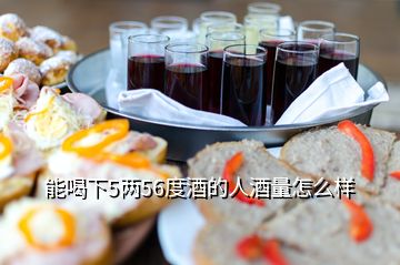 能喝下5两56度酒的人酒量怎么样