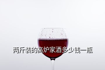 两斤装的高炉家酒多少钱一瓶