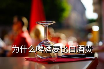 为什么啤酒要比白酒贵