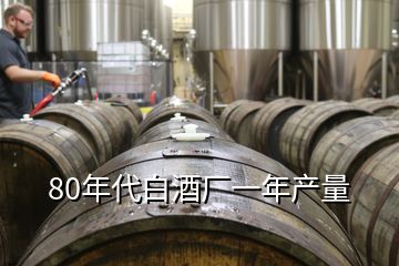 80年代白酒厂一年产量