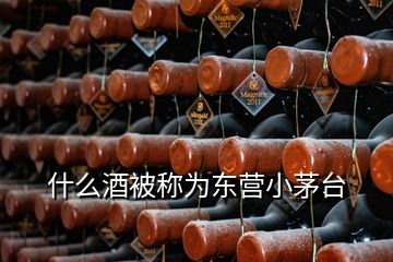 什么酒被称为东营小茅台