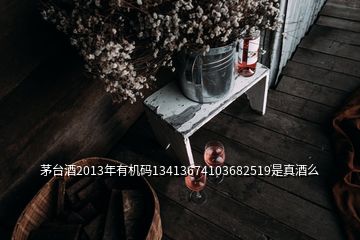 茅台酒2013年有机码13413674103682519是真酒么