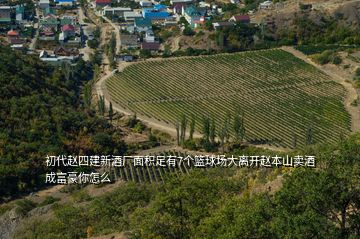 初代赵四建新酒厂面积足有7个篮球场大离开赵本山卖酒成富豪你怎么