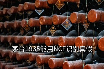 茅台1935能用NCF识别真假