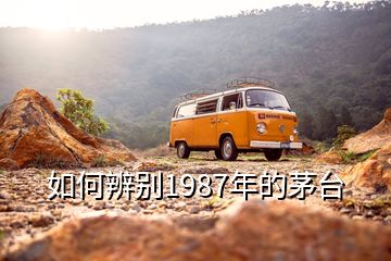 如何辨别1987年的茅台