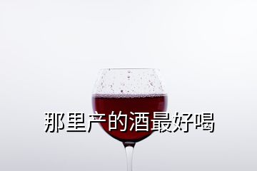 那里产的酒最好喝