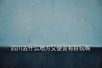 四川去什么地方又便宜有好玩啊