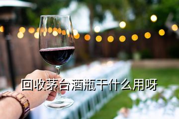 回收茅台酒瓶干什么用呀