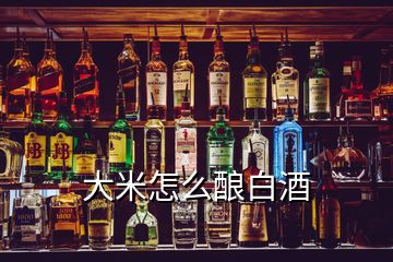 大米怎么酿白酒