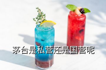 茅台是私营还是国营呢