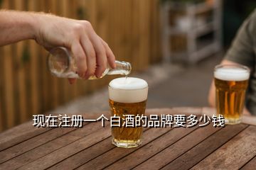 现在注册一个白酒的品牌要多少钱