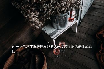 问一下老酒才发酵但发酵的大米变成了黑色是什么原因