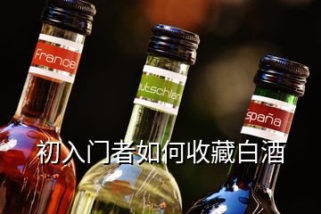 初入门者如何收藏白酒