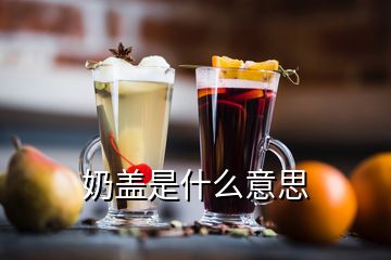 奶盖是什么意思