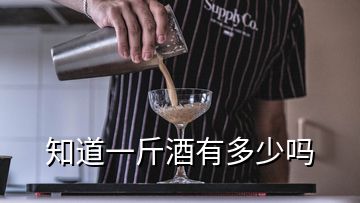 知道一斤酒有多少吗