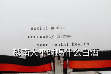 越南人平时喝什么白酒