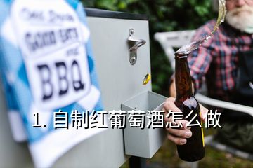 1. 自制红葡萄酒怎么做