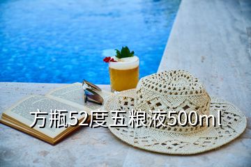 方瓶52度五粮液500ml