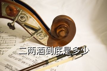 二两酒到底是多少