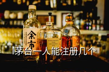 I茅台一人能注册几个