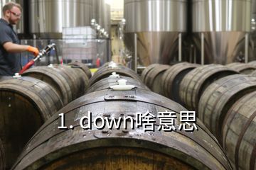 1. down啥意思