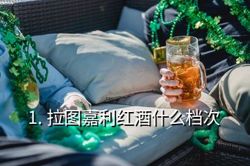 1. 拉图嘉利红酒什么档次