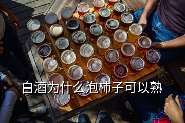 白酒为什么泡柿子可以熟