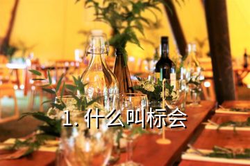 1. 什么叫标会