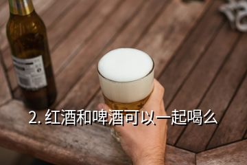 2. 红酒和啤酒可以一起喝么