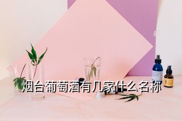 烟台葡萄酒有几家什么名称